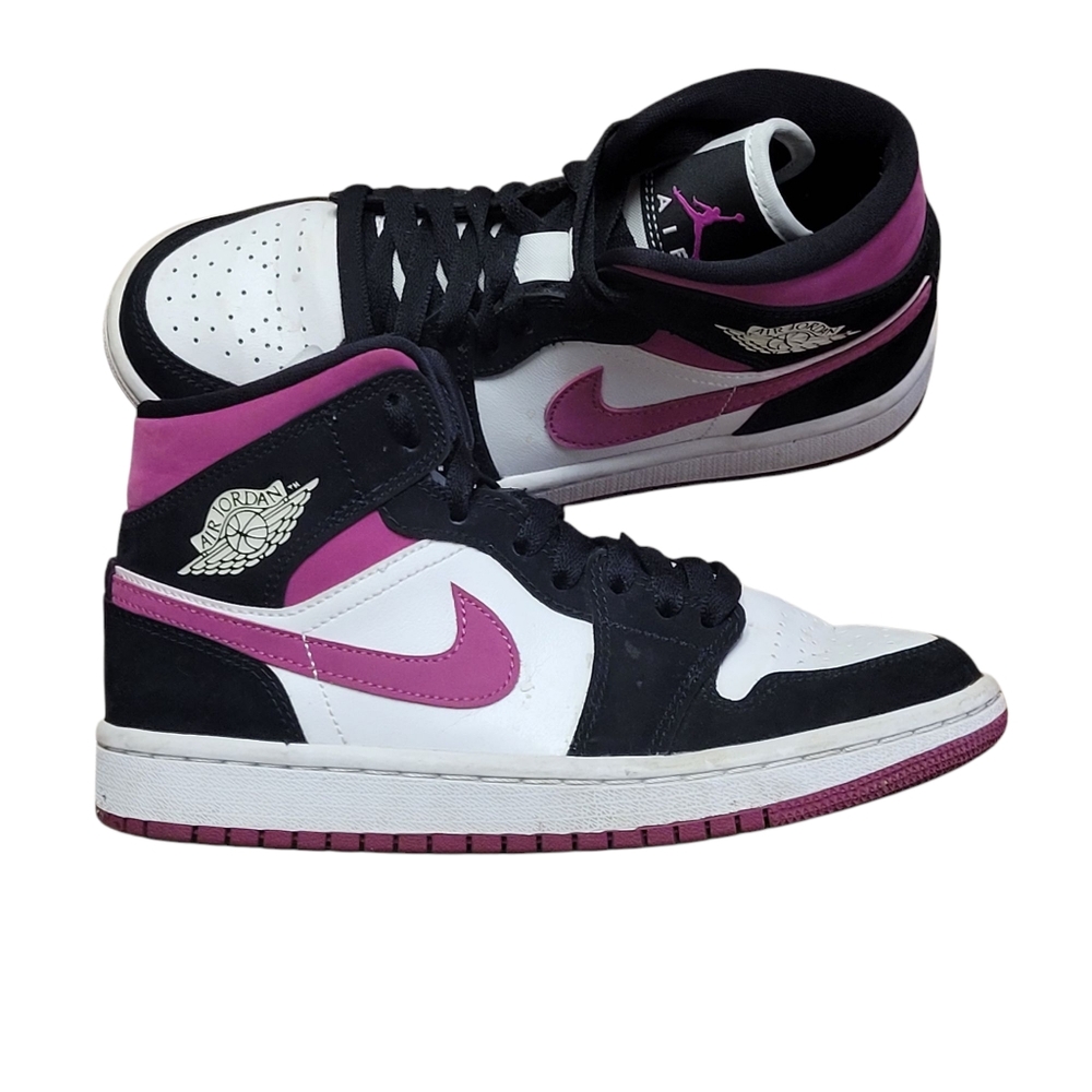 Nike Shoes Air Jordan 1 Retro Mid WMNS “Cactus Flower” 2023 Sz 5.5